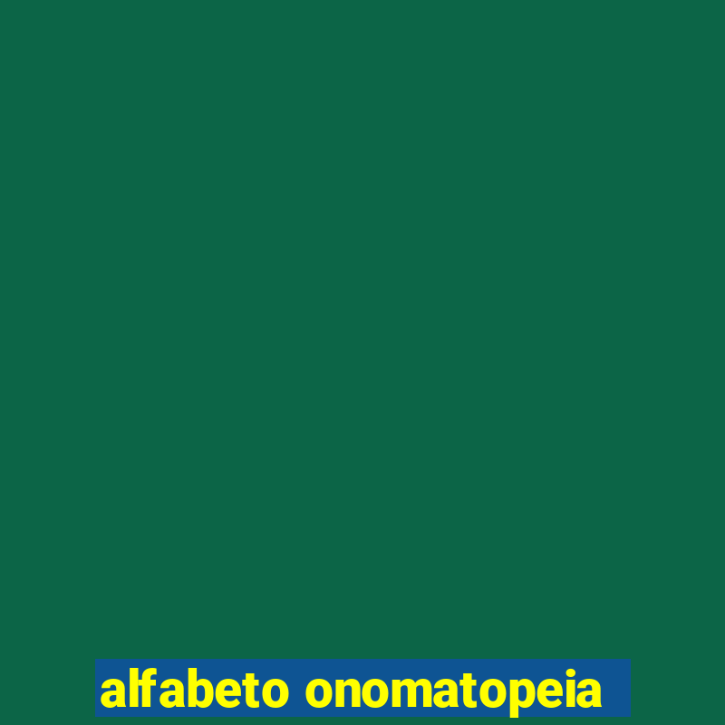 alfabeto onomatopeia